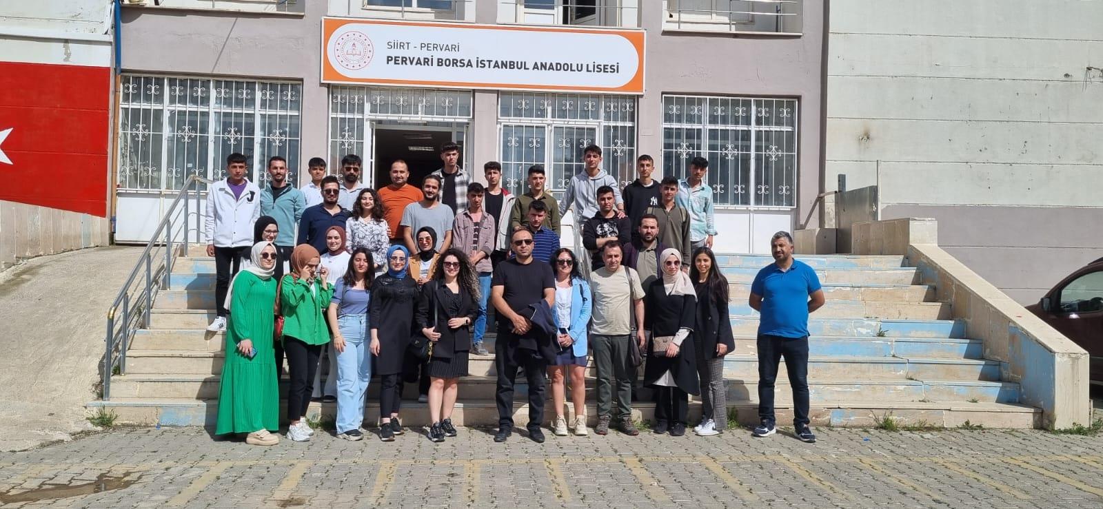 Siirt Üniversitesi-Pervari Borsa İstanbul Anadolu Lisesi Kariyer Konferansı